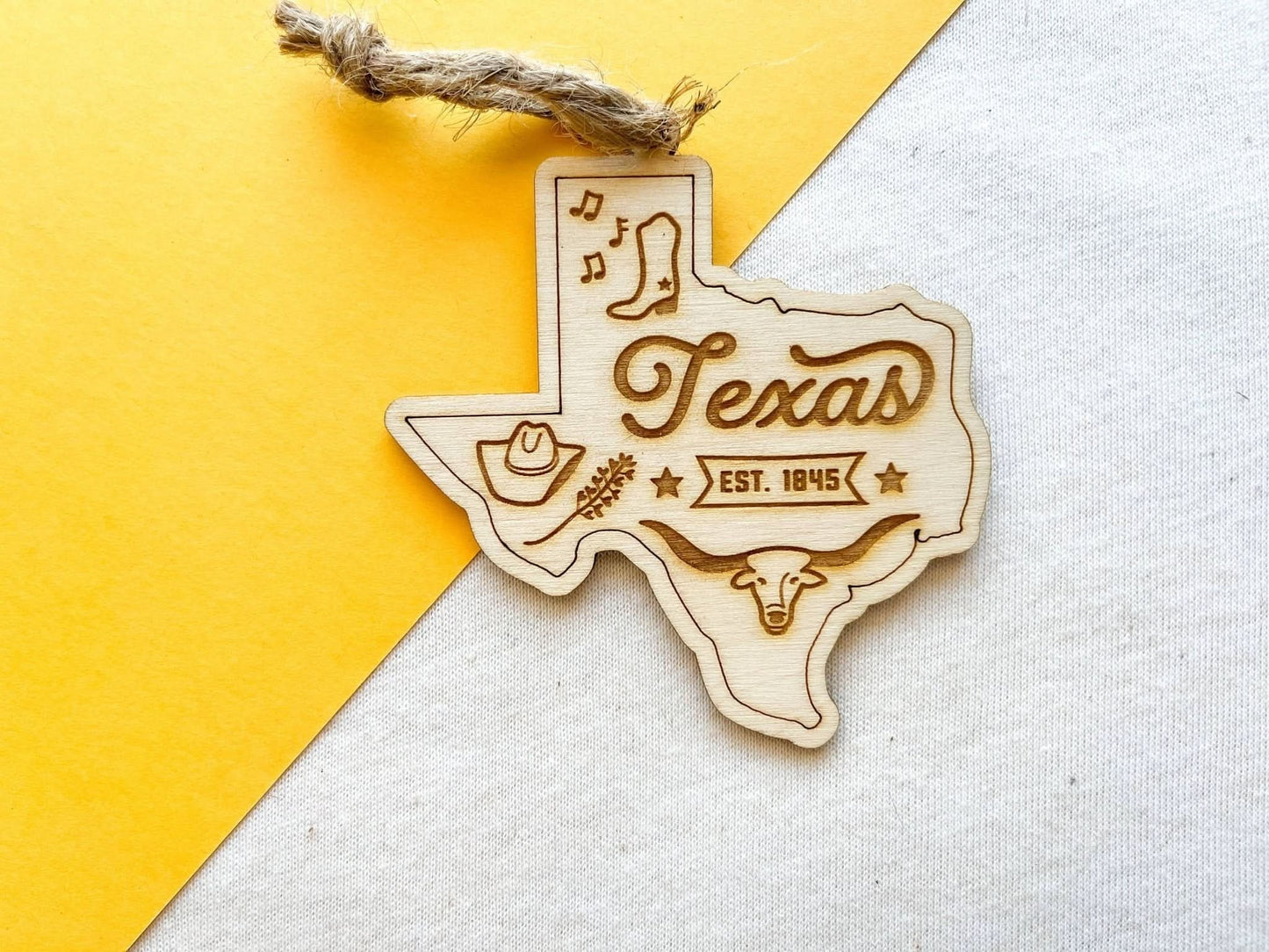 Texas Home Town Ornament - Purpose + Passion Boutique