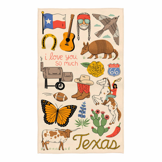 Texas Kitchen Tea Towel - Purpose + Passion Boutique