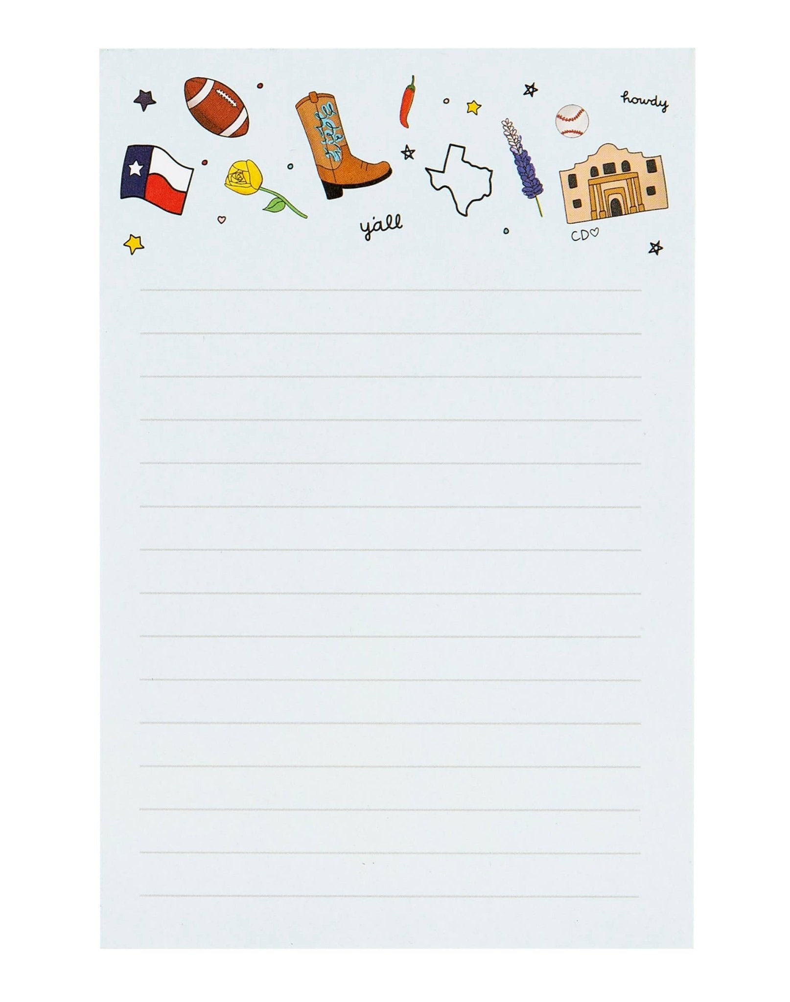 Texas Notepad - Purpose + Passion Boutique