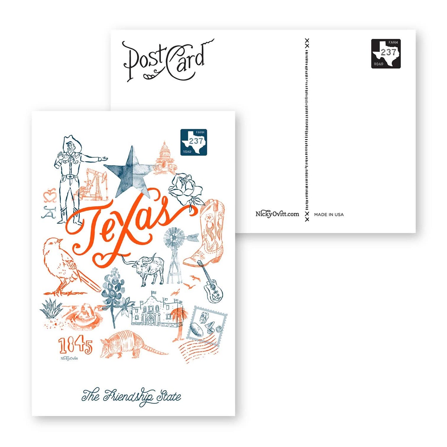 Texas Postcard - Purpose + Passion Boutique