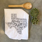 Texas Sayings Flour Sack Tea Towel - Purpose + Passion Boutique