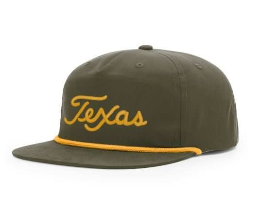 Texas Script Grandpa Rope Hat - Purpose + Passion Boutique