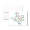 Texas State Icons Card - Purpose + Passion Boutique