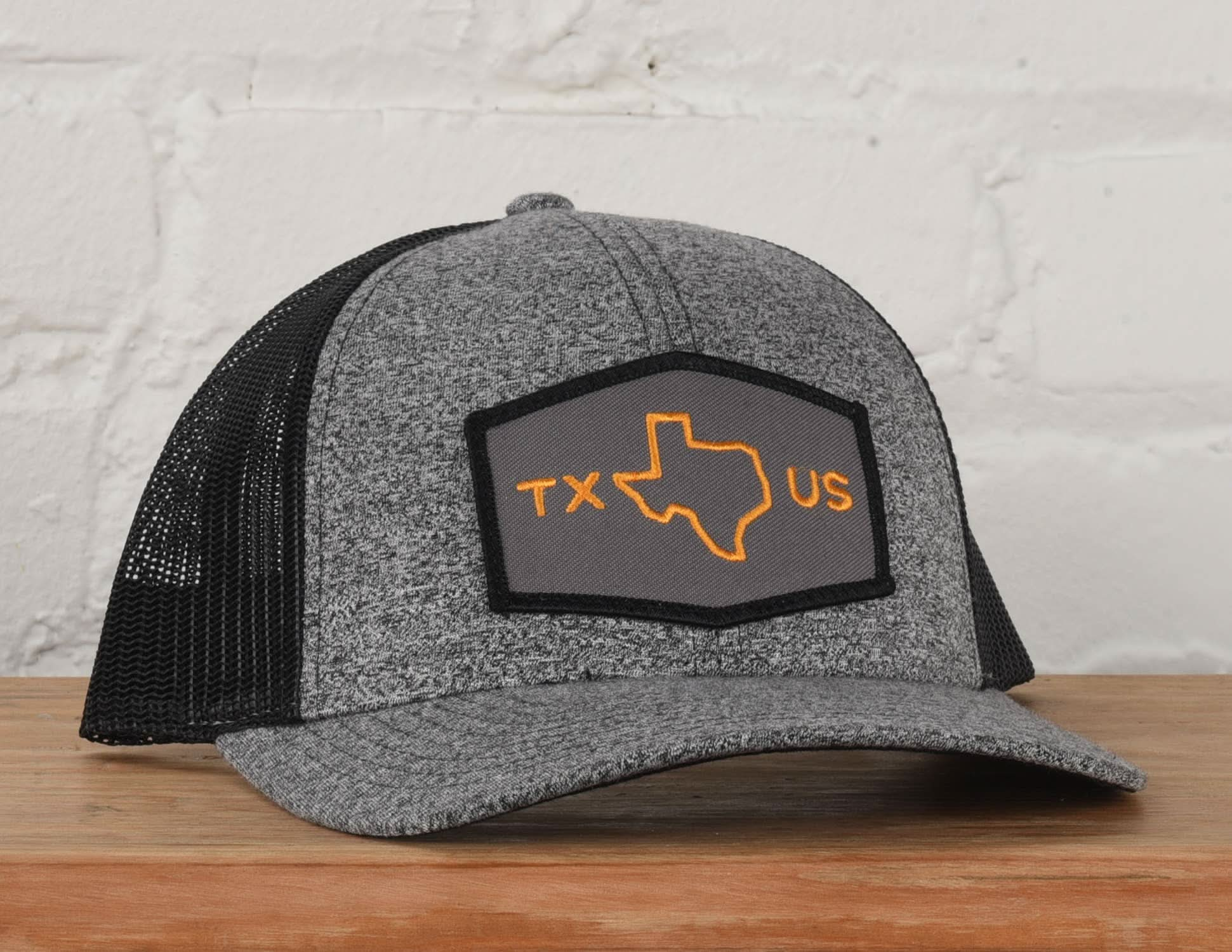 Texas Us Snapback Hat - Heather Grey / Black - Purpose + Passion Boutique