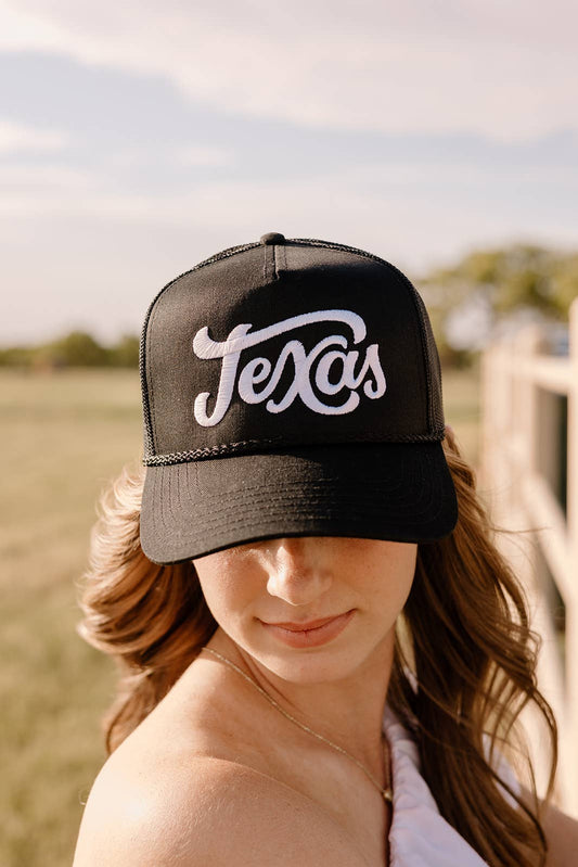 Texas Vintage Black Rope Hat - Purpose + Passion Boutique