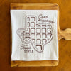 Texas Waffle Flour Sack Tea Towel - Purpose + Passion Boutique