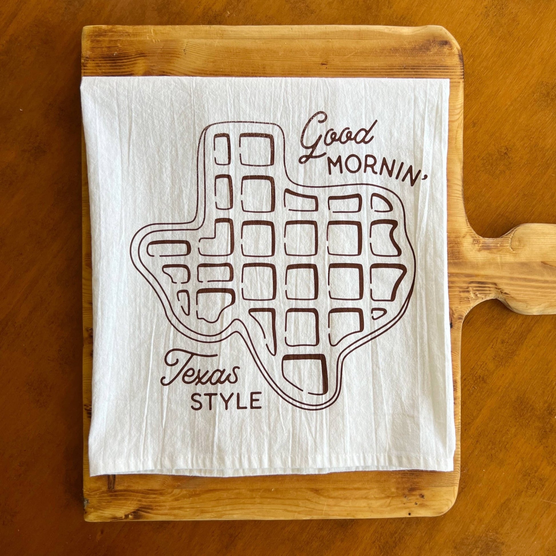 Texas Waffle Flour Sack Tea Towel - Purpose + Passion Boutique