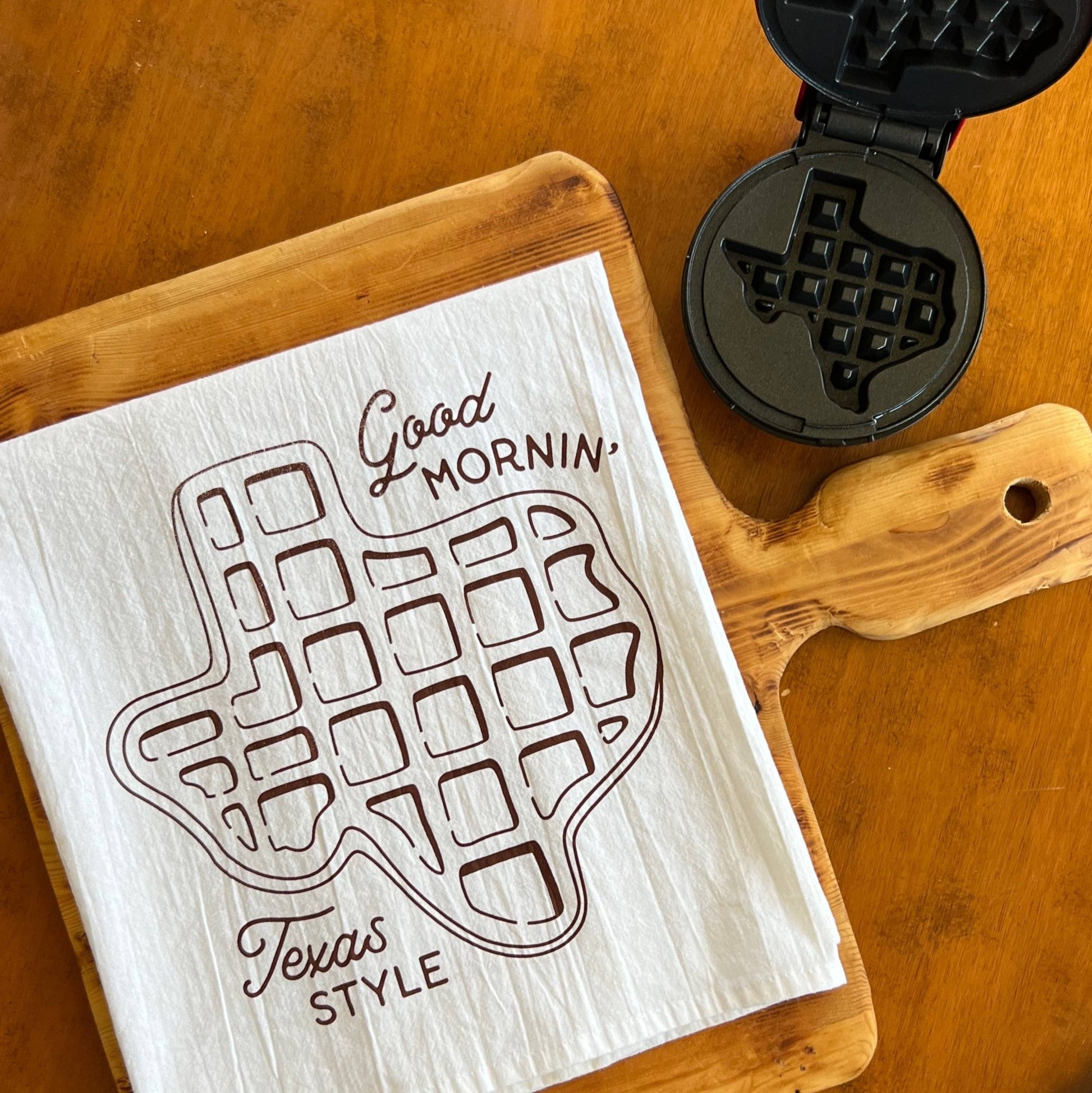 Texas Waffle Flour Sack Tea Towel - Purpose + Passion Boutique