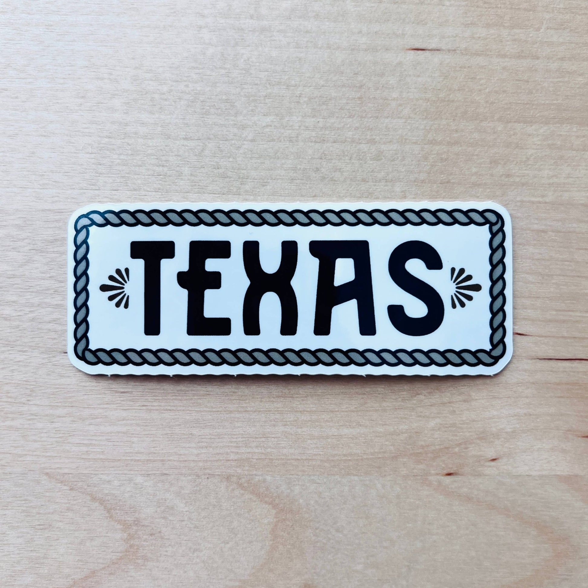 TEXAS Western Rope Sticker - Purpose + Passion Boutique