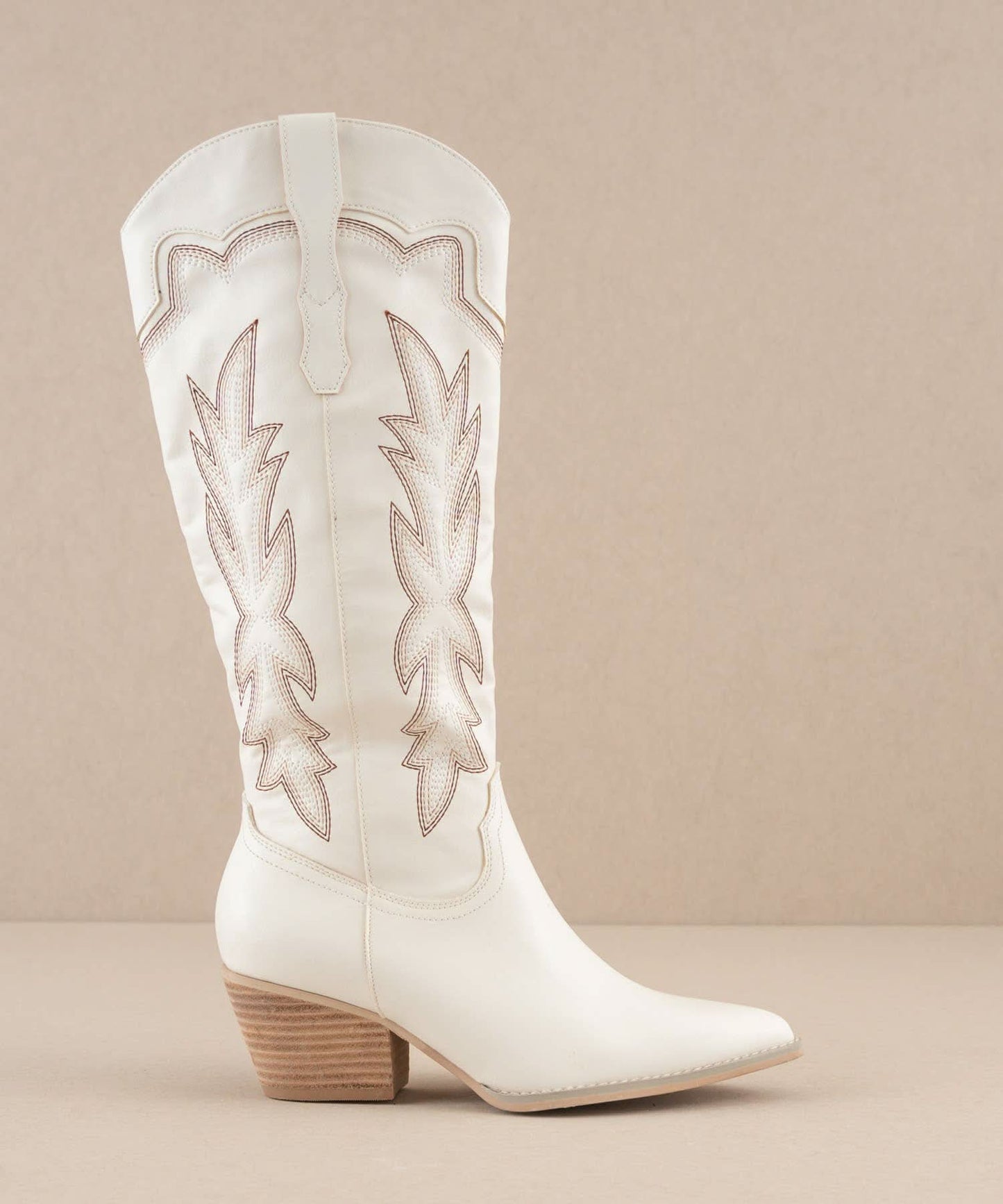 The Ainsley White | Embroidered Cowboy Western Boot - Purpose + Passion Boutique