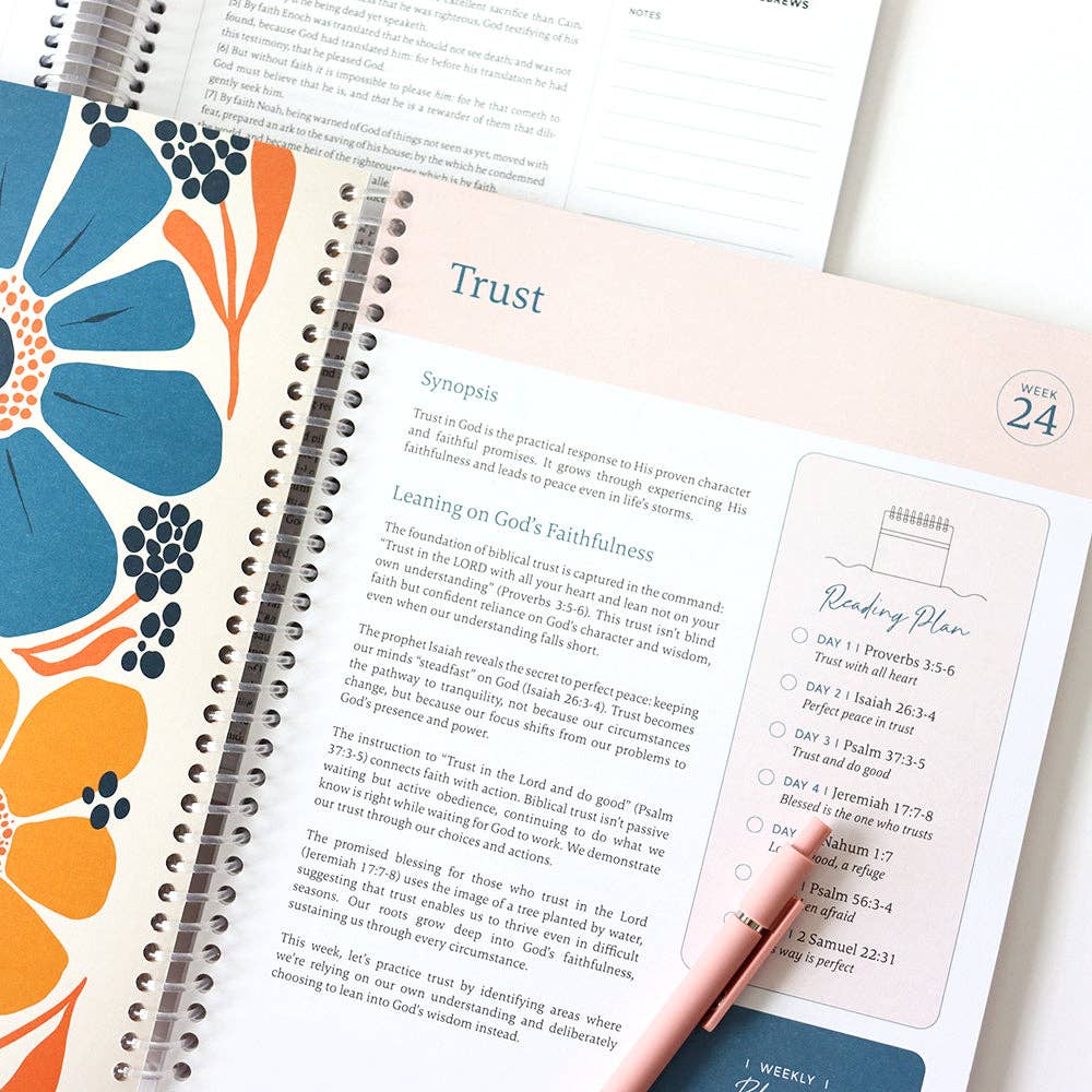 The Bible In A Year: A 52 - Week Study - Purpose + Passion Boutique