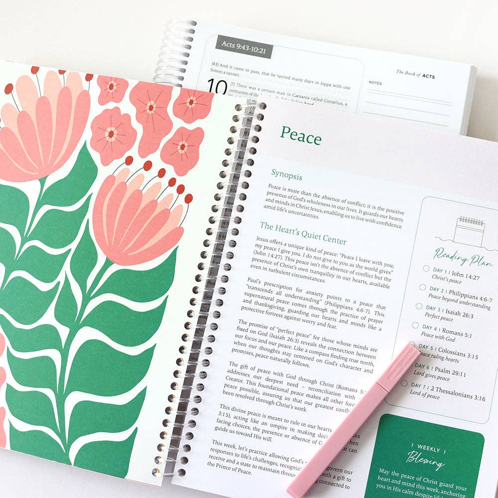 The Bible In A Year: A 52 - Week Study - Purpose + Passion Boutique
