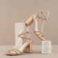 The Colmar Apricot | Strappy Braided Jute Sandal - Purpose + Passion Boutique