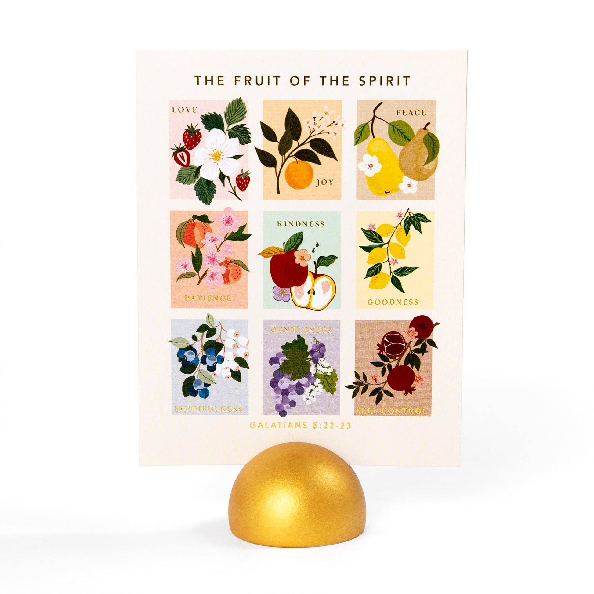The Fruit Of The Spirit Verse Card Set - Purpose + Passion Boutique