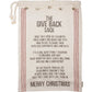 The Give Back Sack Merry Christmas Santa Sack - Purpose + Passion Boutique