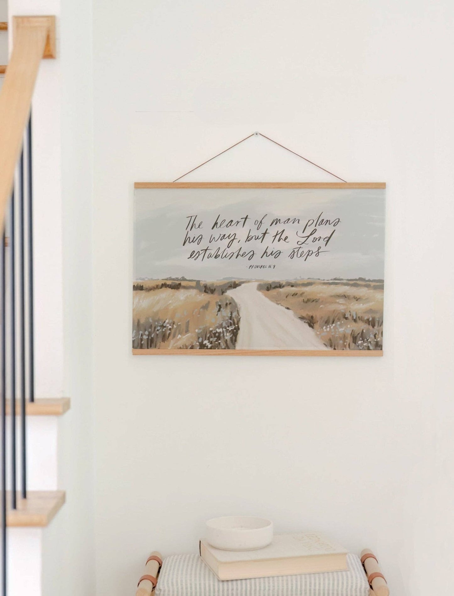 The Heart of Man... Horizontal Poster with Banner Wood (27x40) - Purpose + Passion Boutique