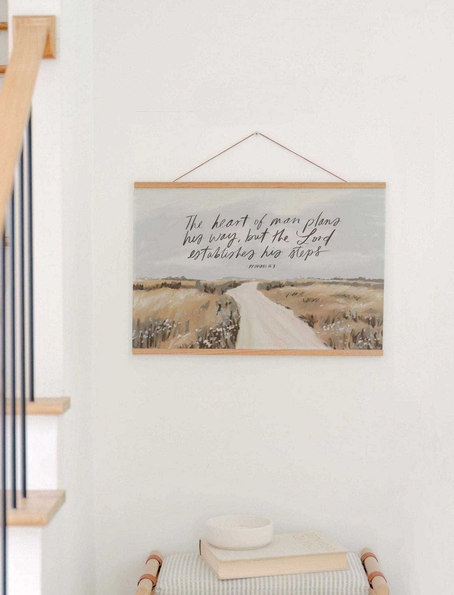 The Heart of Man... Horizontal Poster with Banner Wood (27x40) - Purpose + Passion Boutique