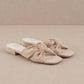 The Kori Cream | Knotted Sandal - Purpose + Passion Boutique