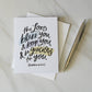 The Lord Bless You Greeting Card - Purpose + Passion Boutique