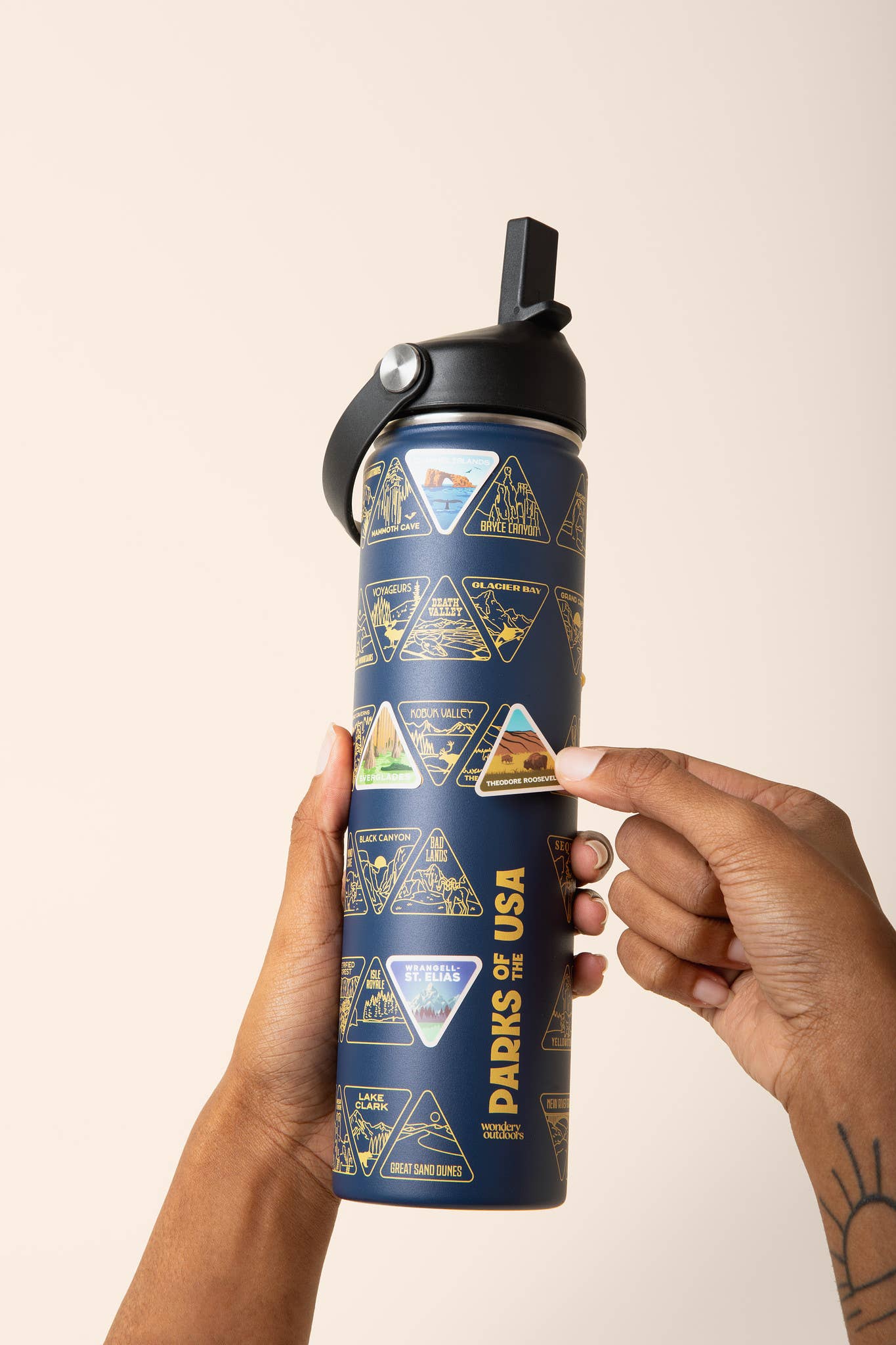 The Original Parks of the USA Bucket List Bottle (24oz) - Ocean - Purpose + Passion Boutique