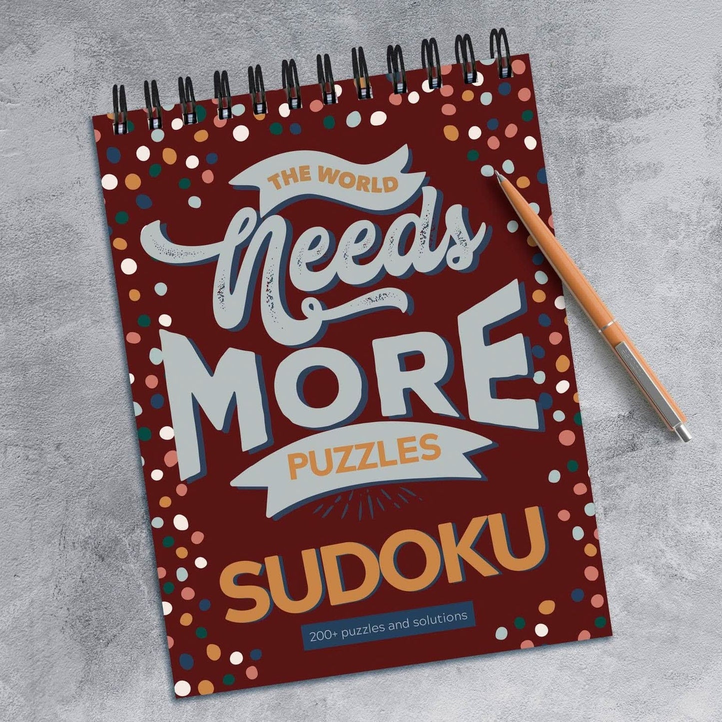 The World Needs More Sudoku Book Puzzle Pad - Purpose + Passion Boutique