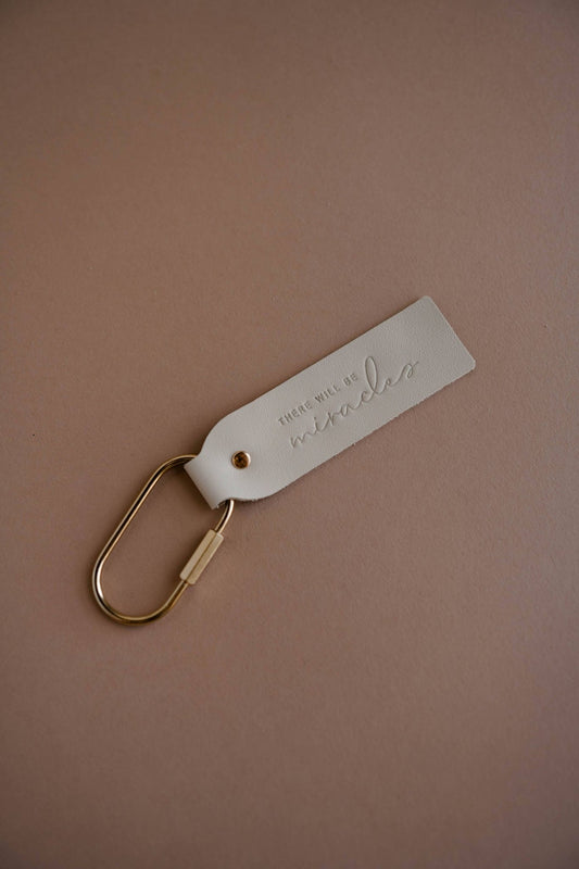 There Will Be Miracles Blonde Key Fob  - Purpose + Passion Boutique