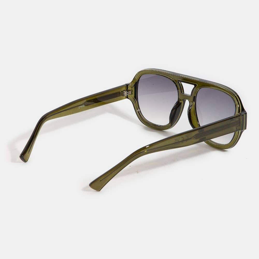 Thick Frame Aviator Sunglasses - Purpose + Passion Boutique
