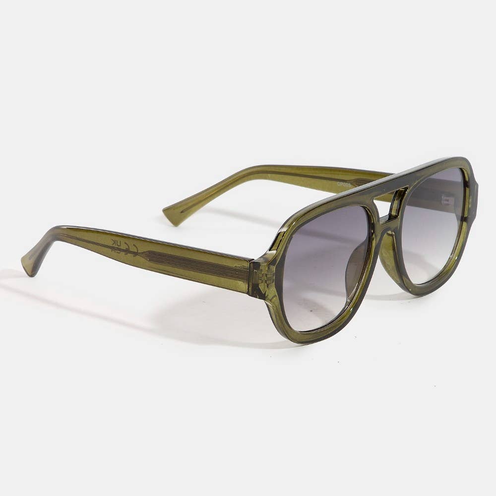 Thick Frame Aviator Sunglasses - Purpose + Passion Boutique