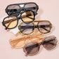 Thick Frame Aviator Sunglasses - Purpose + Passion Boutique