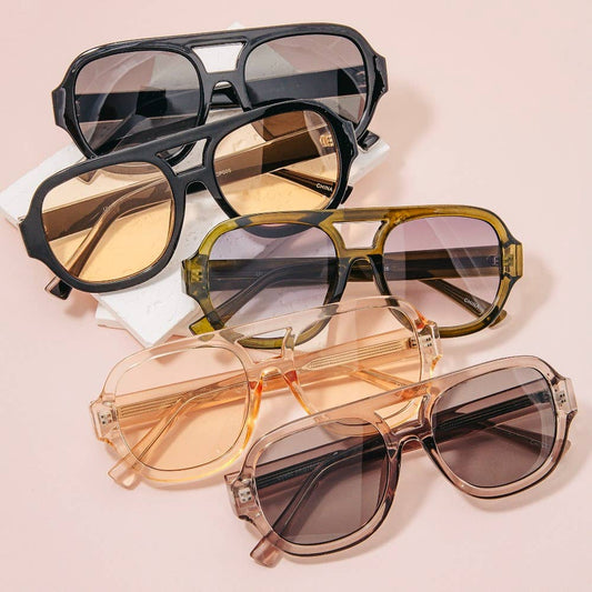 Thick Frame Aviator Sunglasses - Purpose + Passion Boutique