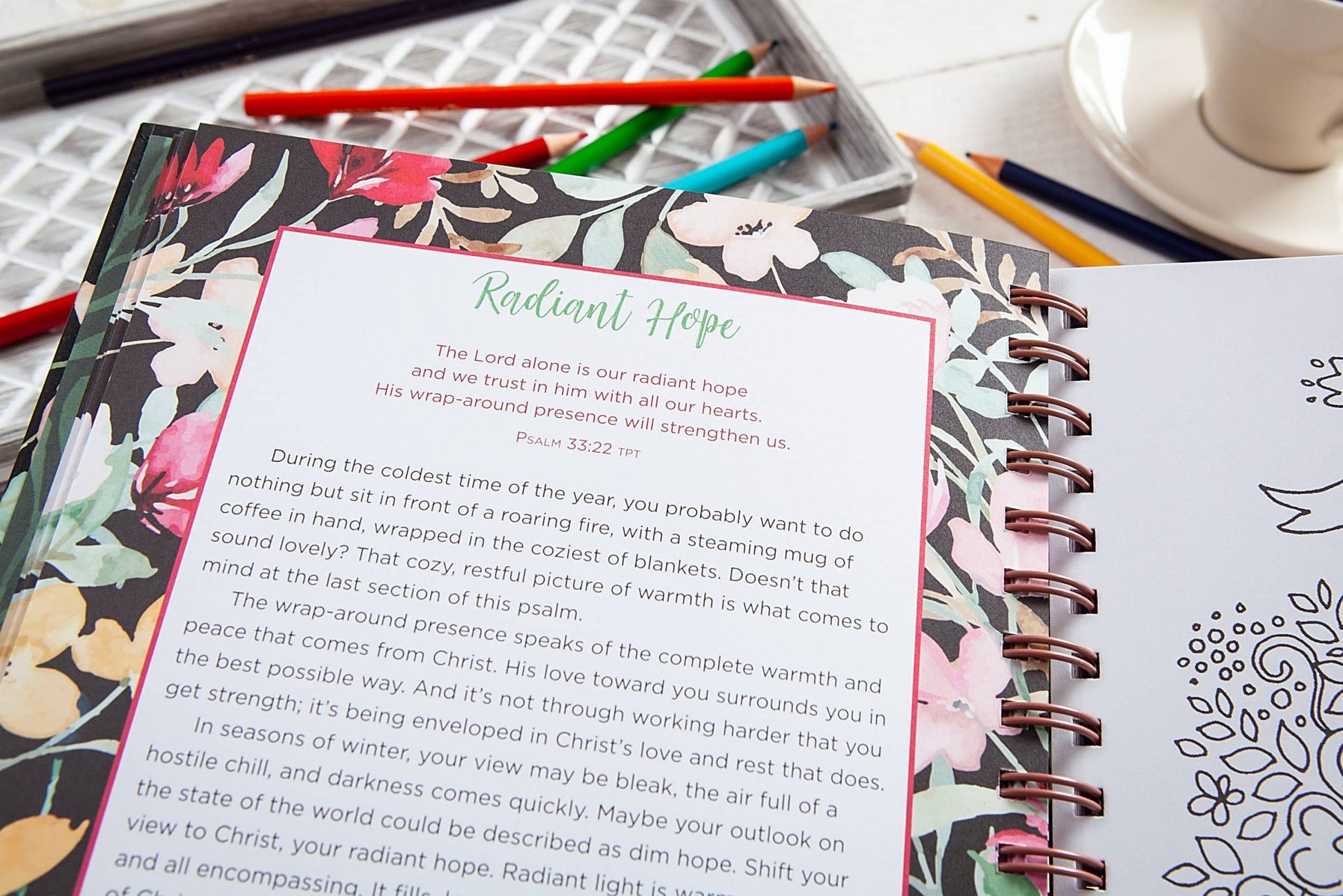 Think on These Things Devotional Coloring Book - Purpose + Passion Boutique