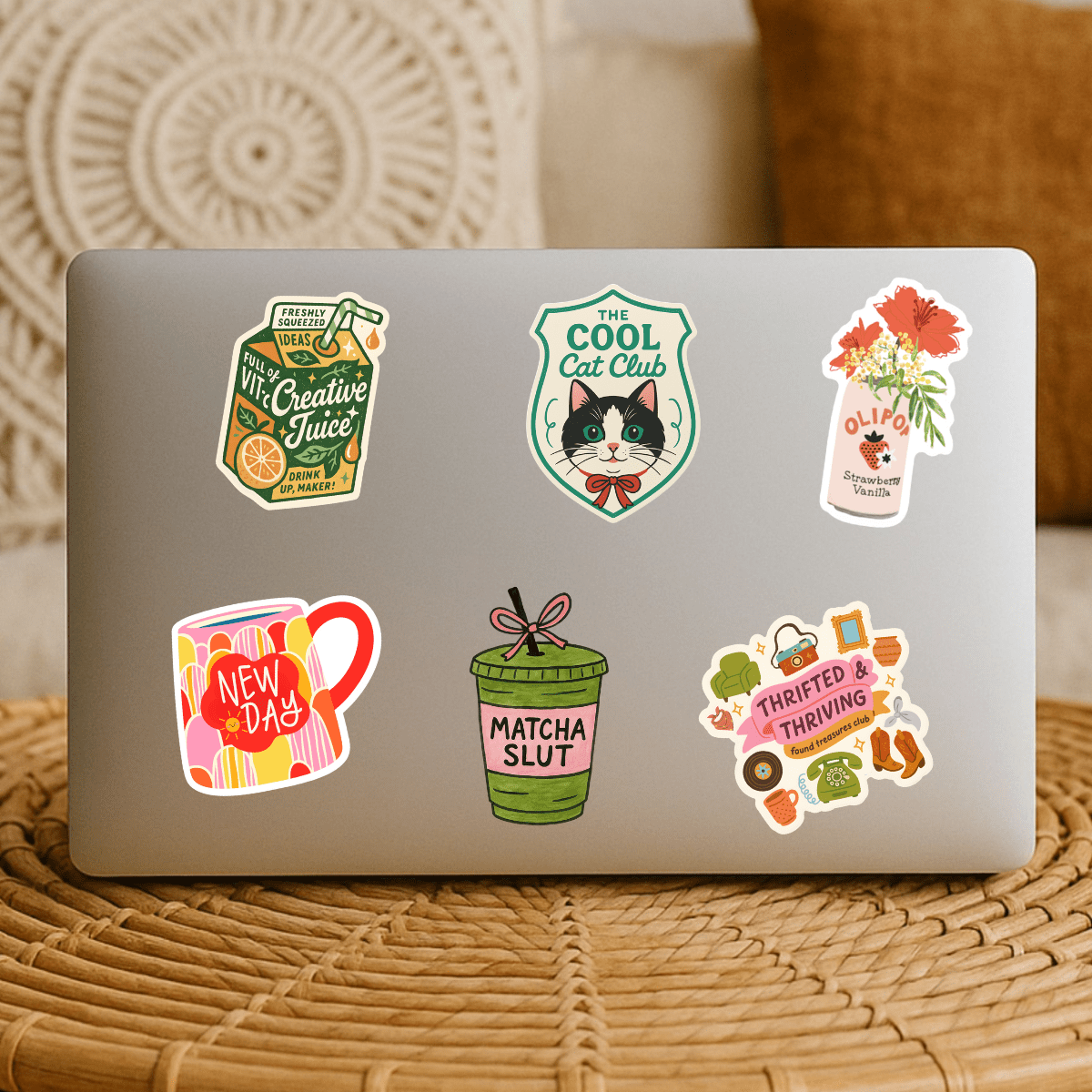 Thrifted & Thriving Sticker - Purpose + Passion Boutique