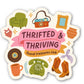 Thrifted & Thriving Sticker - Purpose + Passion Boutique