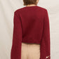 Tie Front Floral Embroidered Sweater Cardigan - Purpose + Passion Boutique