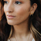 Tied Grace Gold Earrings - Purpose + Passion Boutique