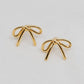Tied Grace Gold Earrings - Purpose + Passion Boutique
