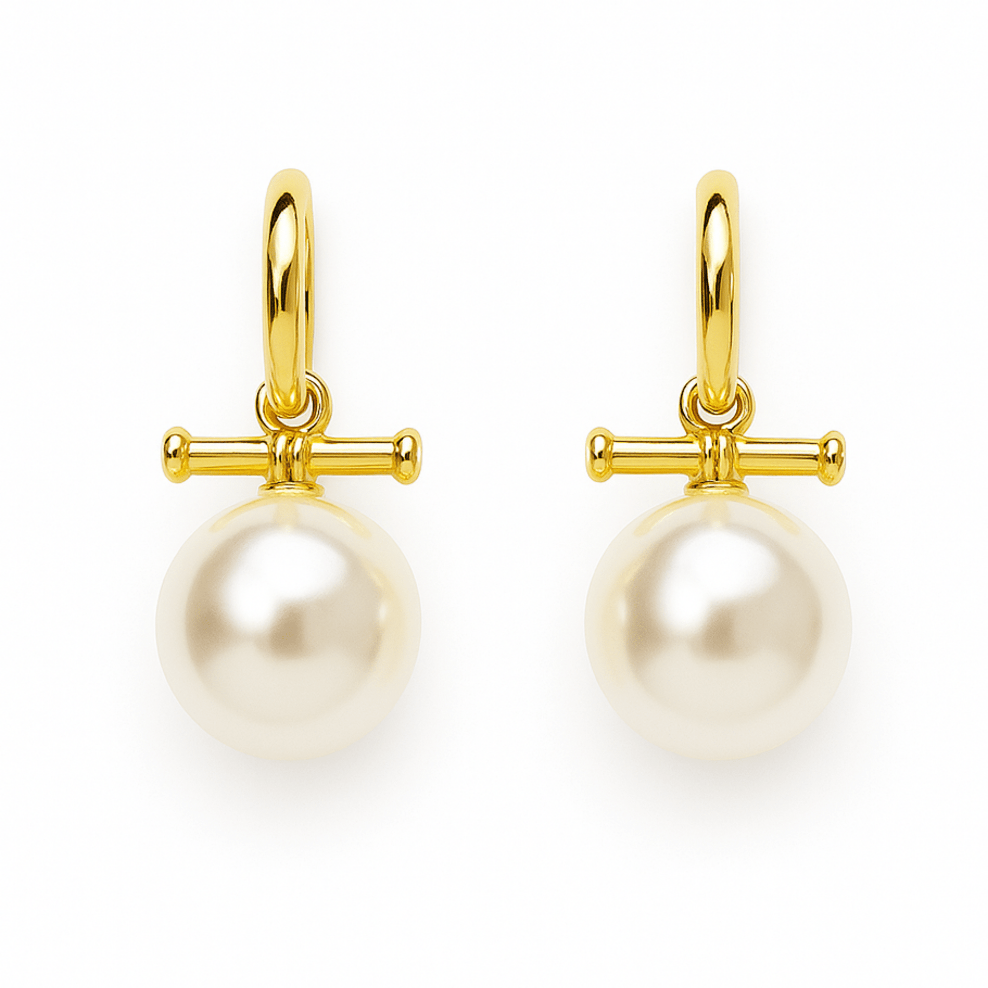 Toggle Bar Pearl Earrings - Purpose + Passion Boutique