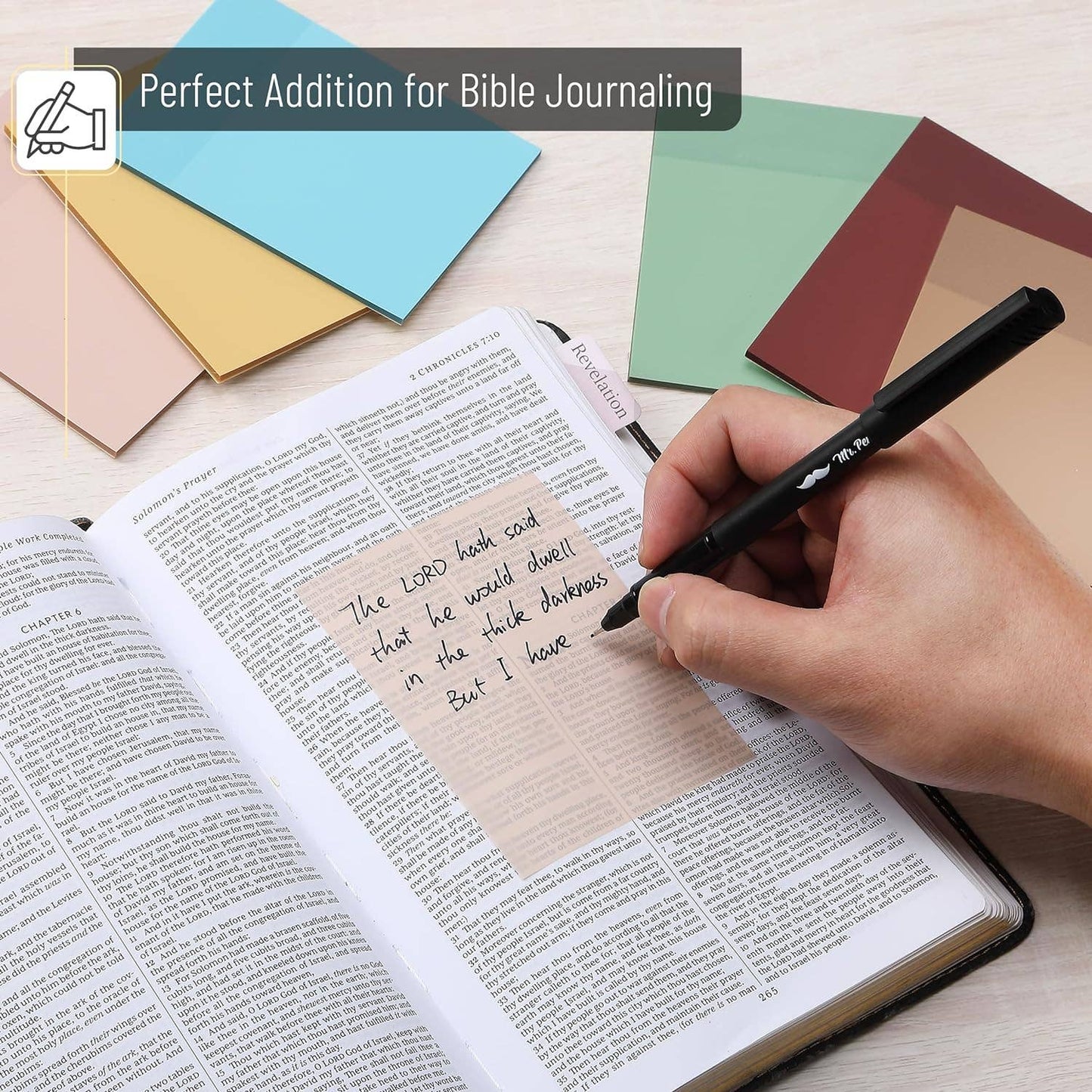 Transparent Sticky Notes, 3"×4" - Purpose + Passion Boutique