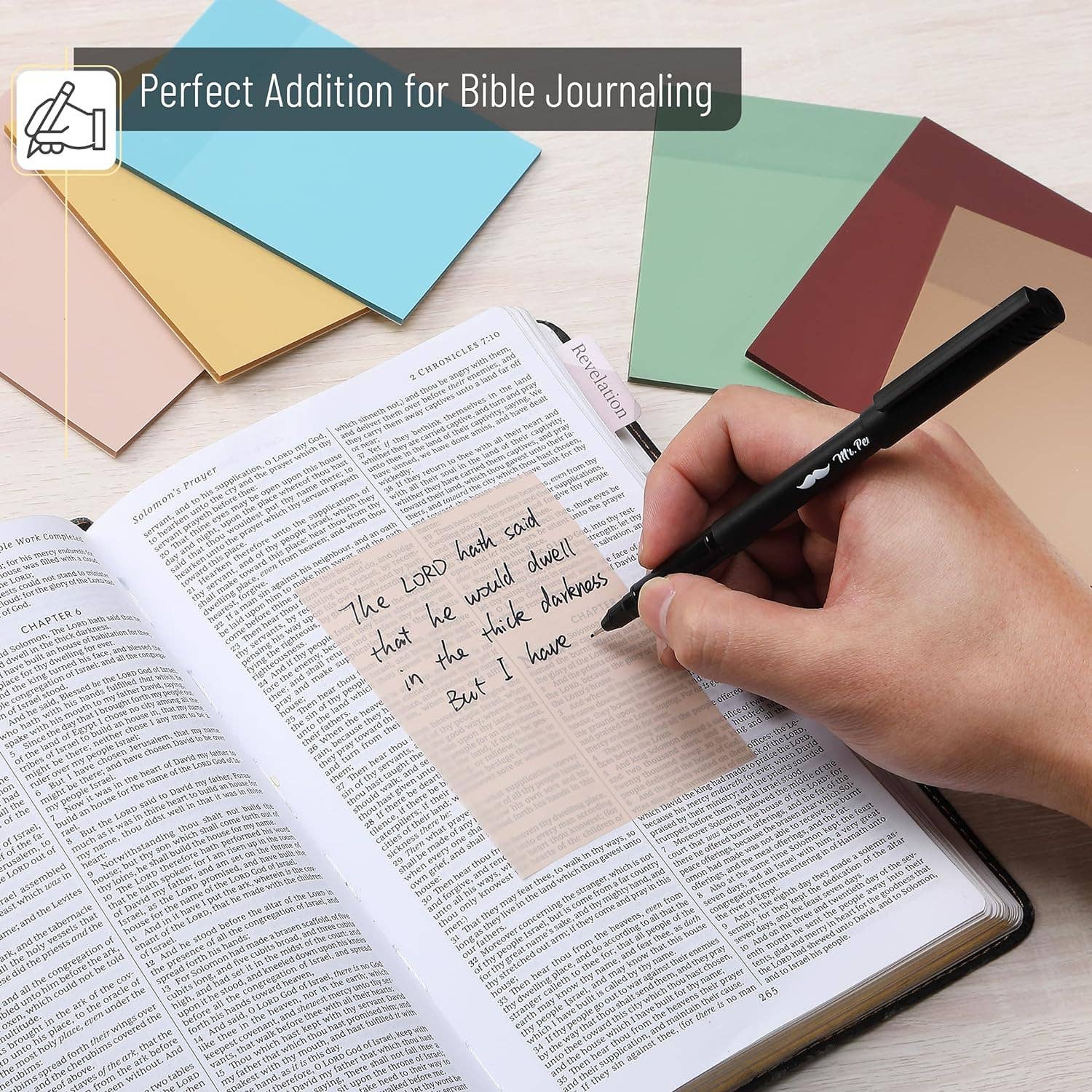 Transparent Sticky Notes, 3"×4" - Purpose + Passion Boutique