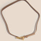 Triangle Buckle Leather Belt - Purpose + Passion Boutique