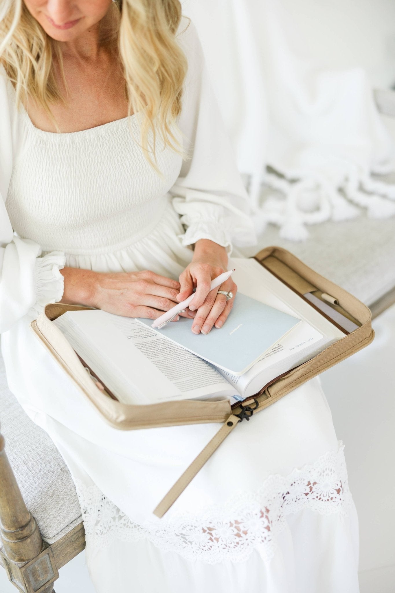 Trio Floral Vegan Leather Bible Case - Purpose + Passion Boutique