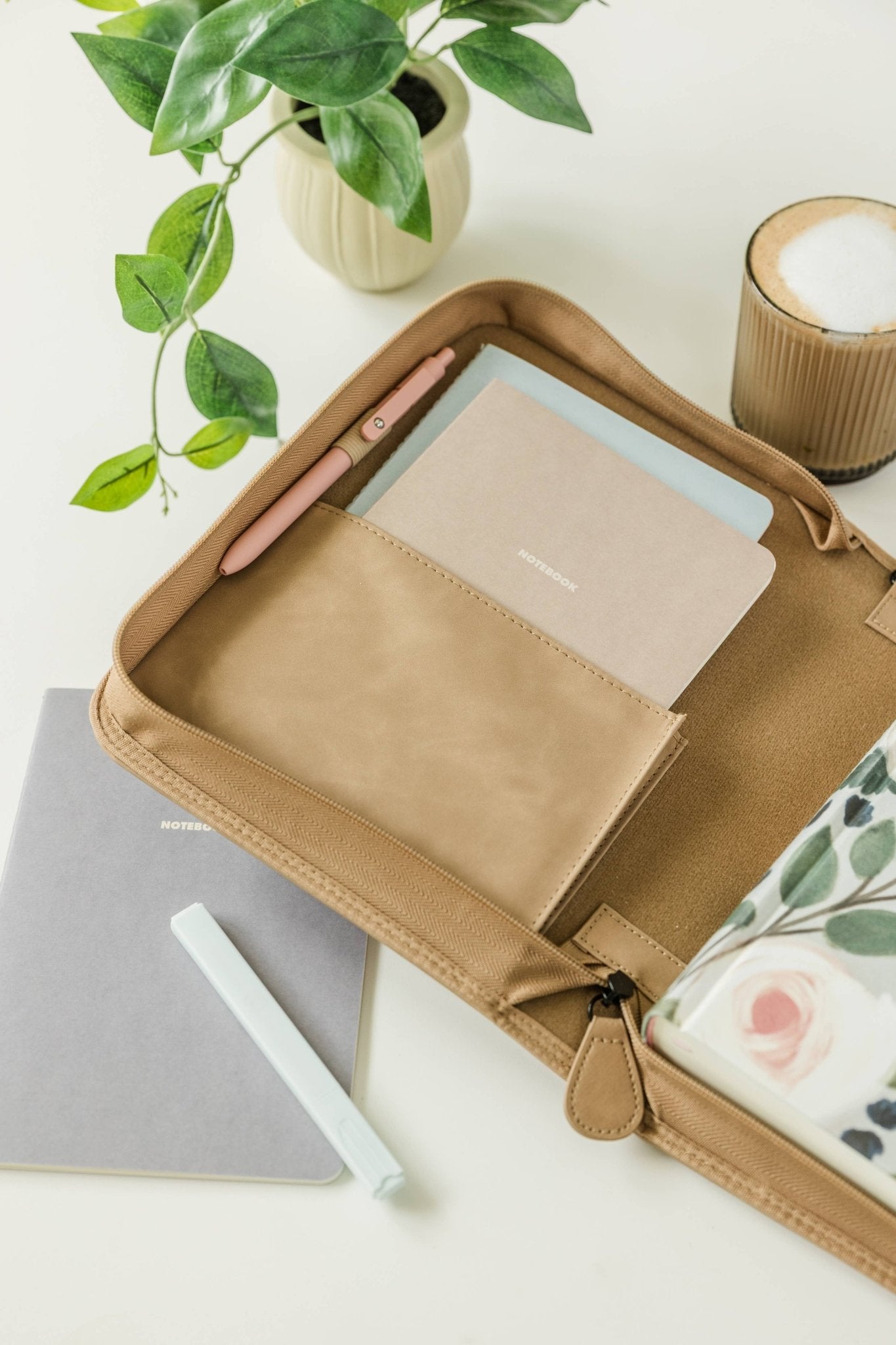 Trio Floral Vegan Leather Bible Case - Purpose + Passion Boutique