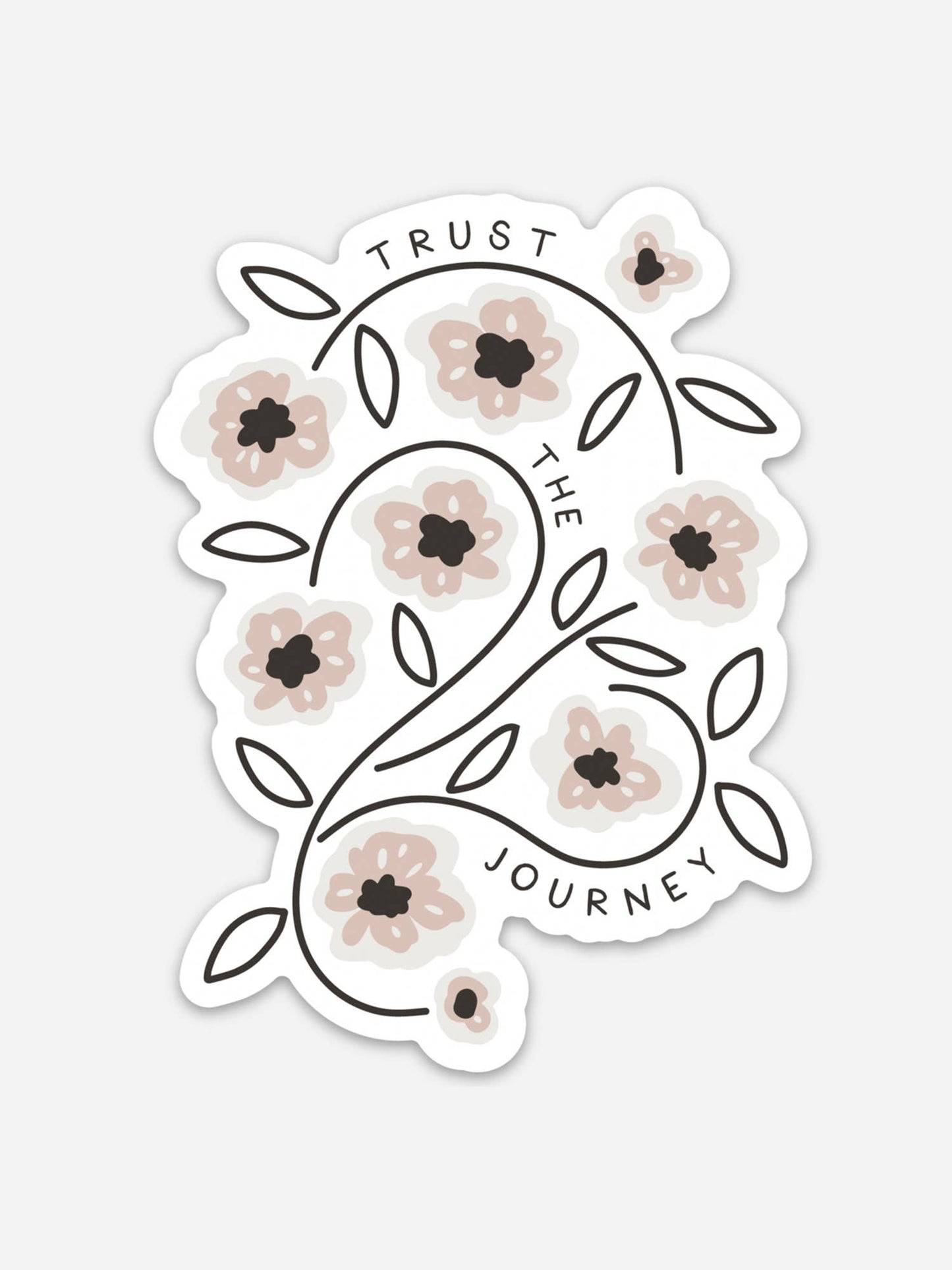 Trust the Journey Sticker - Purpose + Passion Boutique