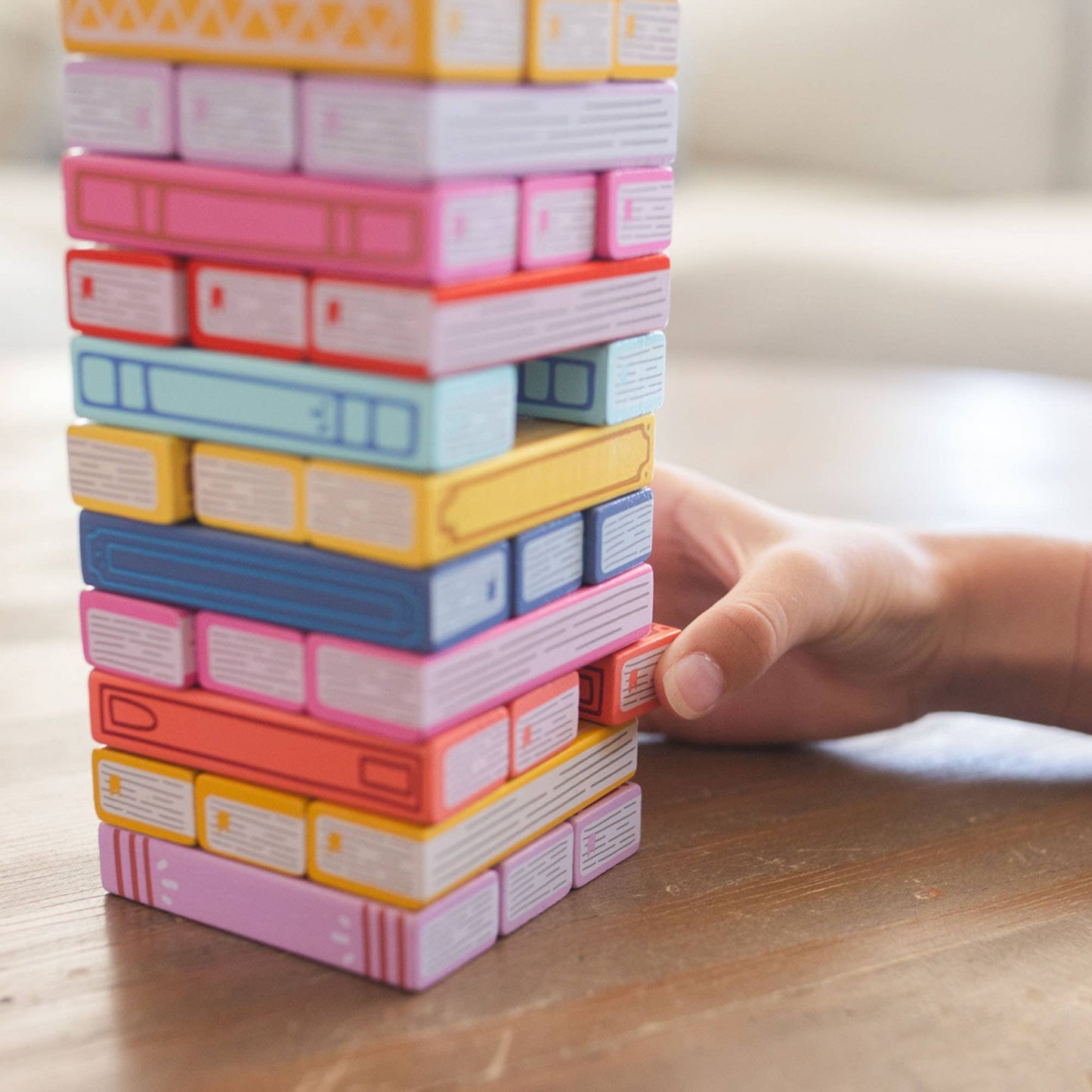 Tumbling Wooden Block Stacking & Balance Game - Purpose + Passion Boutique