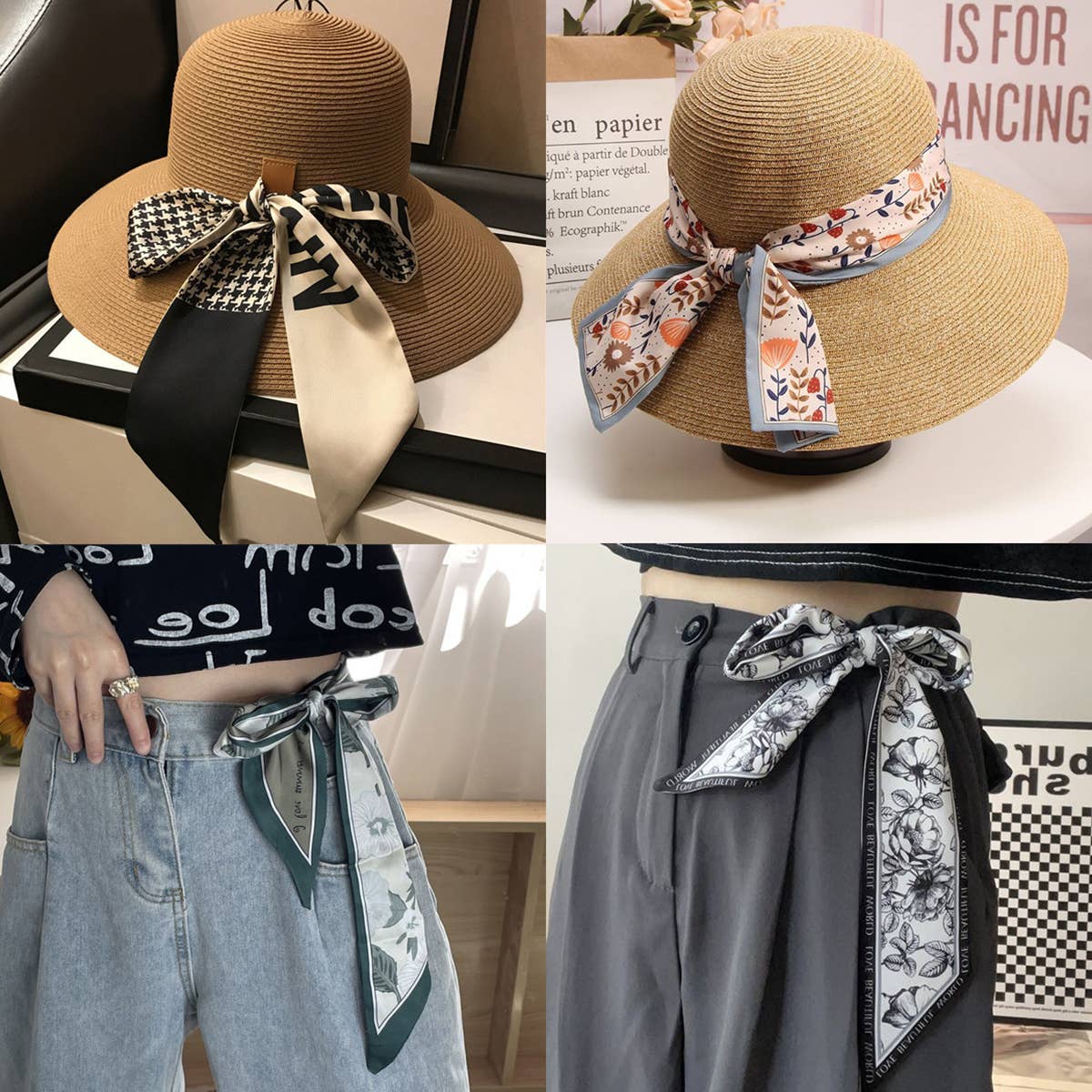 Twilly Hair Ribbon & Bag Tie Scarf - Purpose + Passion Boutique