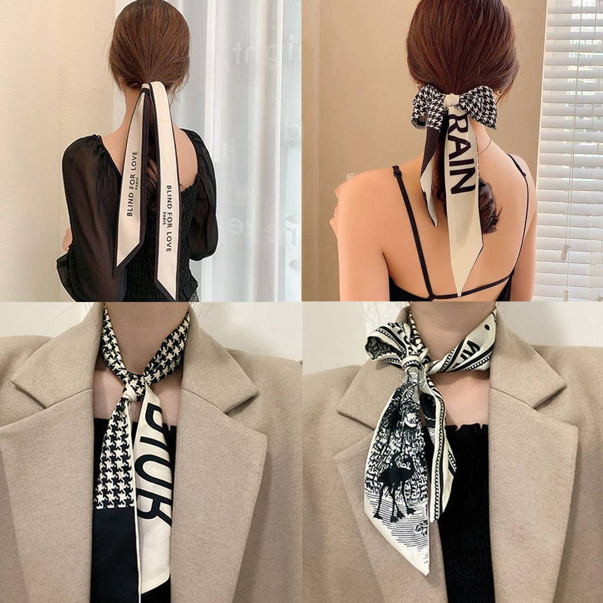 Twilly Hair Ribbon & Bag Tie Scarf - Purpose + Passion Boutique