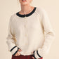 Two - Tone Sweater Cardigan - Purpose + Passion Boutique