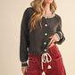 Two - Tone Sweater Cardigan - Purpose + Passion Boutique