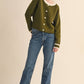 Two - Tone Sweater Cardigan - Purpose + Passion Boutique