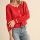 Two - Tone Sweater Cardigan - Purpose + Passion Boutique